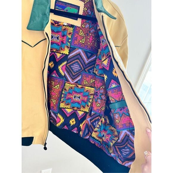 Tony Nowak Collection Country Star Hollywood Vintage Leather Retro Jacket, Large - Picture 11 of 12